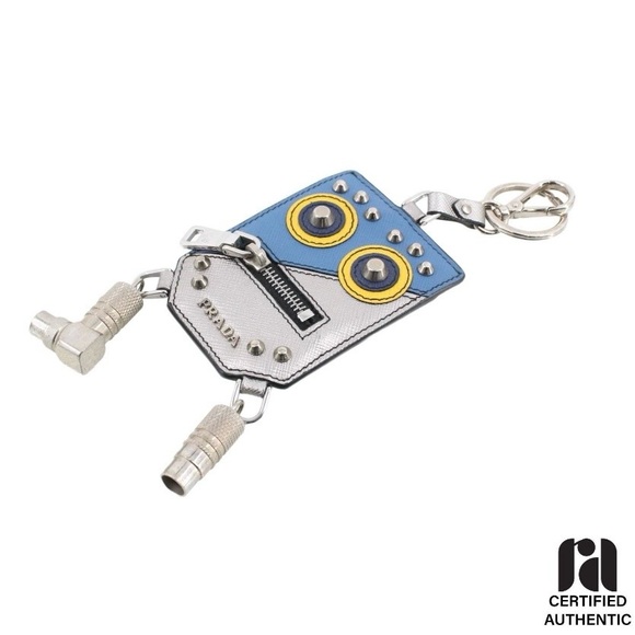 PRADA 100% AUTHENTIC Robot Key Holder Charm DIGITAL COA INCLUDED